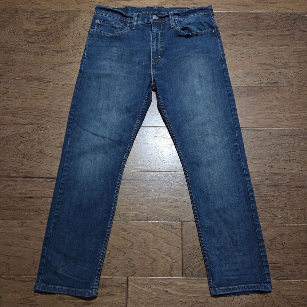 Levi’s 502 Taper Fit Jeans Men’s 34x30 Medium Wash Denim Red Tab Classic